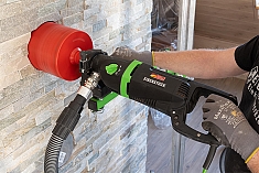 Использование дрелей для алмазного сверления Eibenstock ETN 162/3