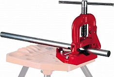 Использование тисков трубных откидных Remmers Mangust 1/8-2