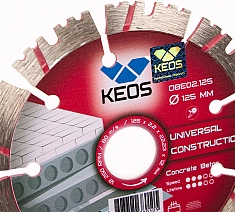 Сегменты диска алмазного сегментного Keos Universal Construction 125 мм Сегменты диска алмазного сегментного Keos Universal Construction 125 мм